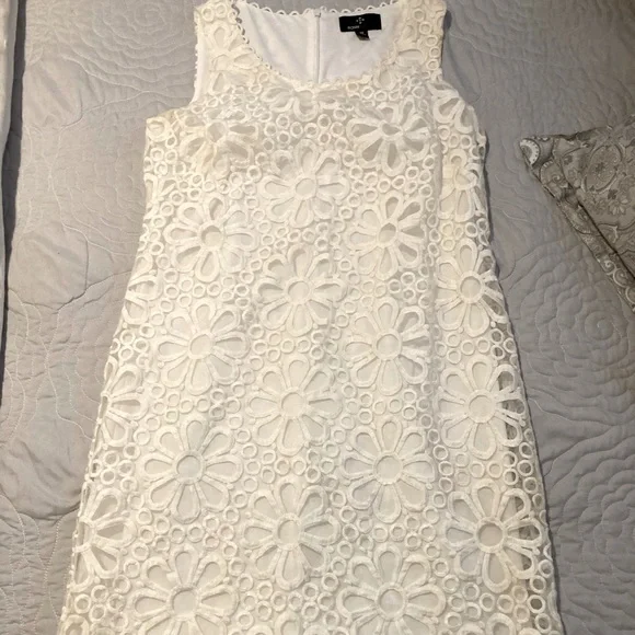 sheath lace wedding dress with sleeves Rachel Allan RB3218 - Long Stretch Crepe, Tulle, Applique, Beading Sheath Dress main image 1